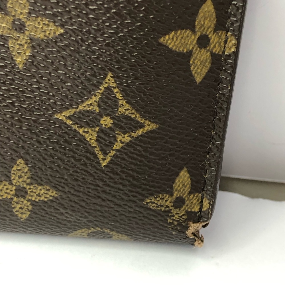 Louis Vuitton Monogram Canvas Small Wallet in Brown and Gold - Picture 4 of 16